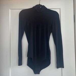 Black Turtleneck Bodysuit